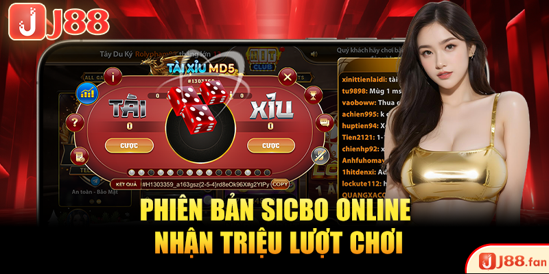 Phiên bản Sicbo online nhận triệu lượt chơi